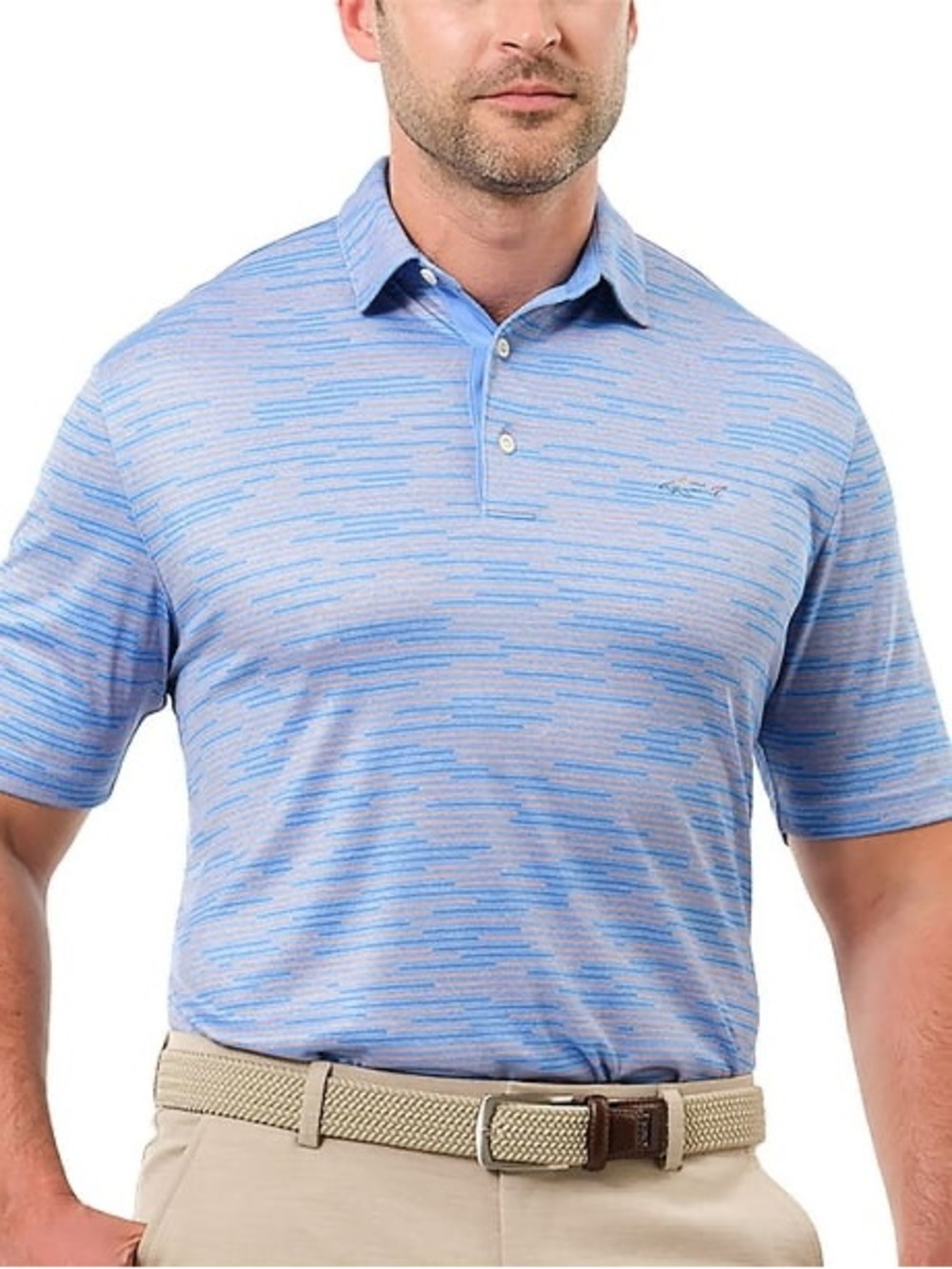 Greg Norman Collection men's performance golf polo